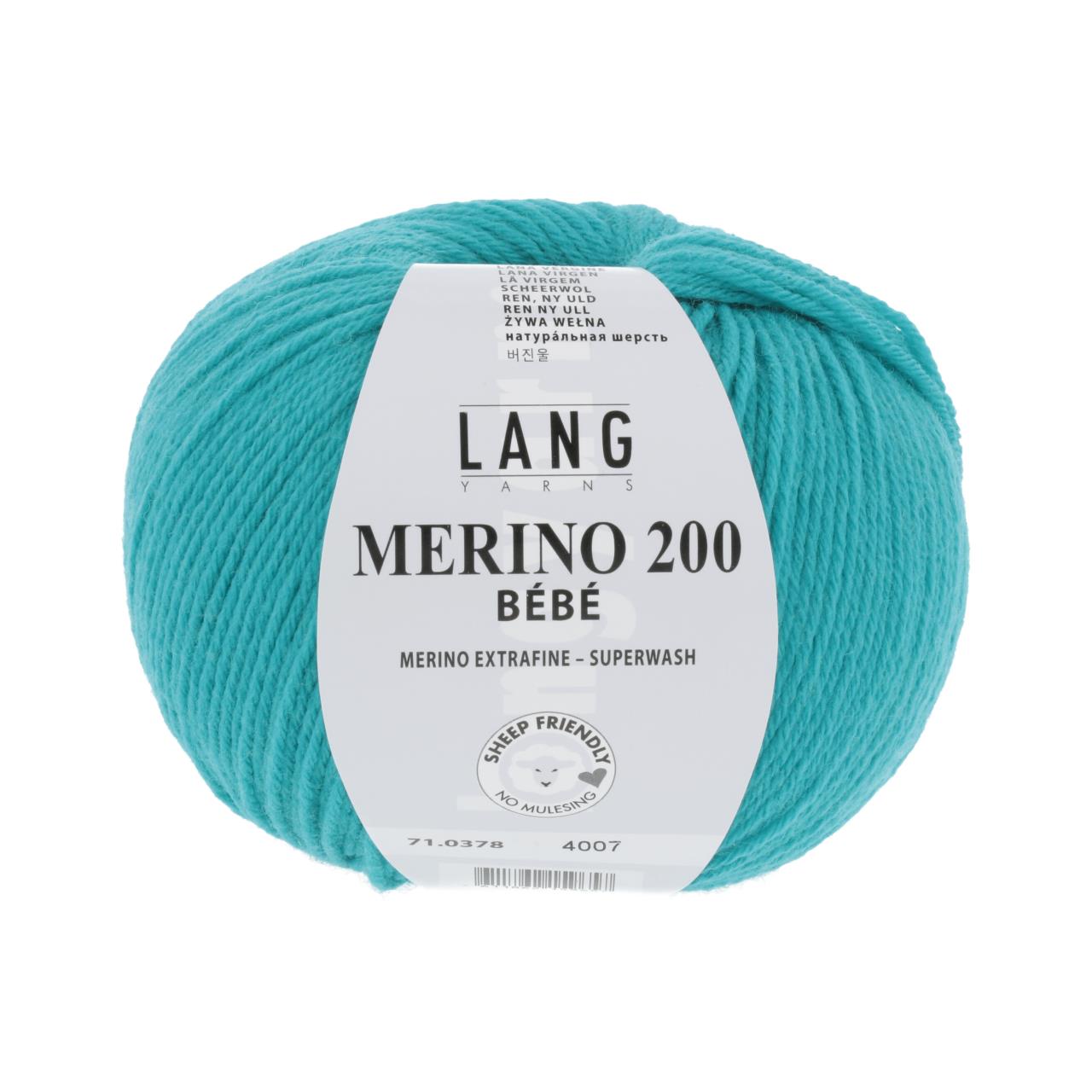Merino 200 Bebe 378 Aqua