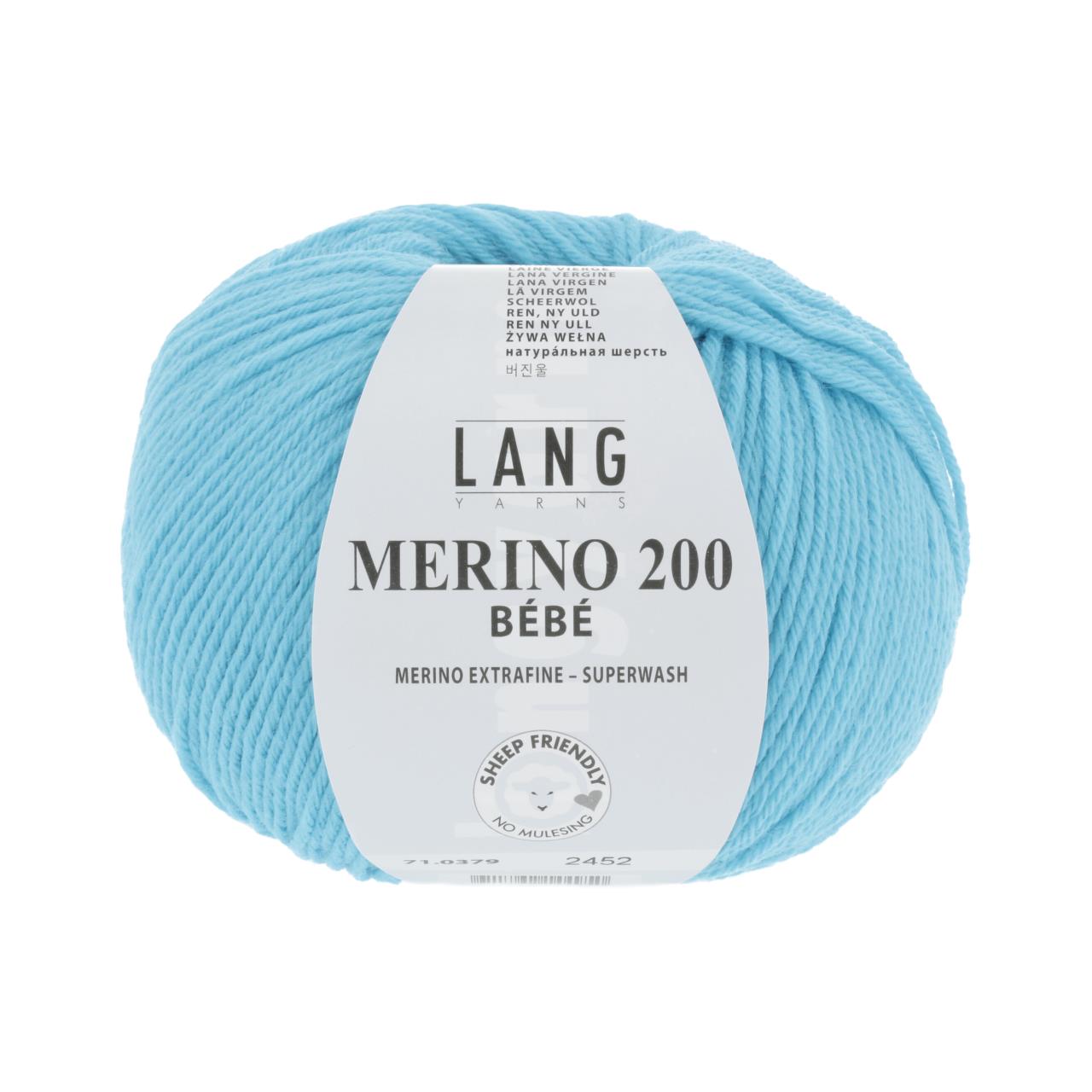 Merino 200 Bebe 379 Türkis