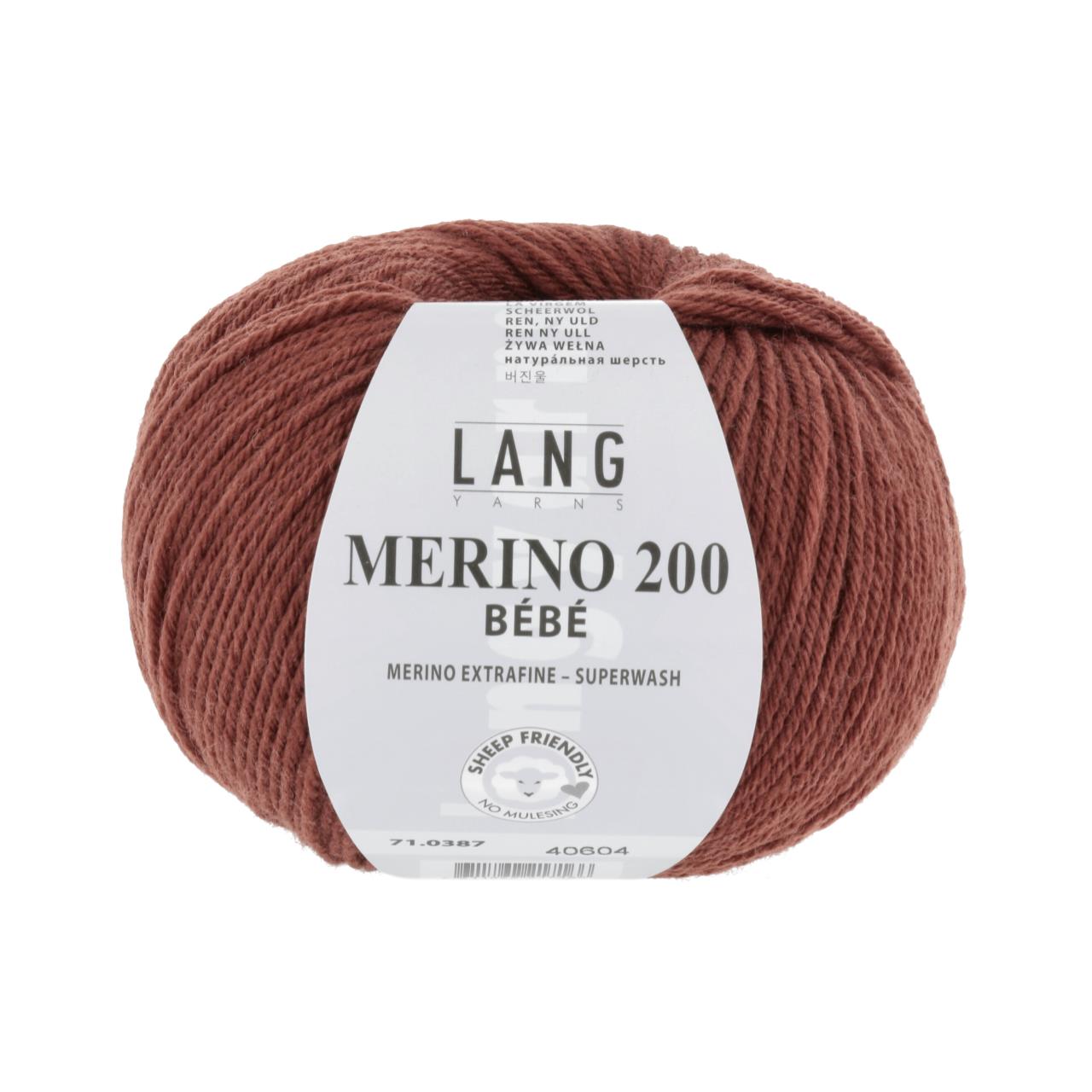 Merino 200 Bebe 387 Ziegel