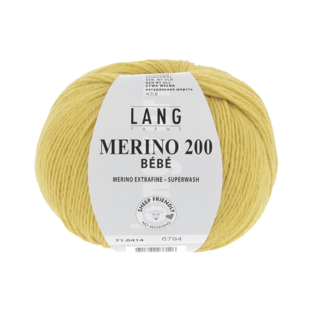 Merino 200 Bebe 414 Sonnengelb