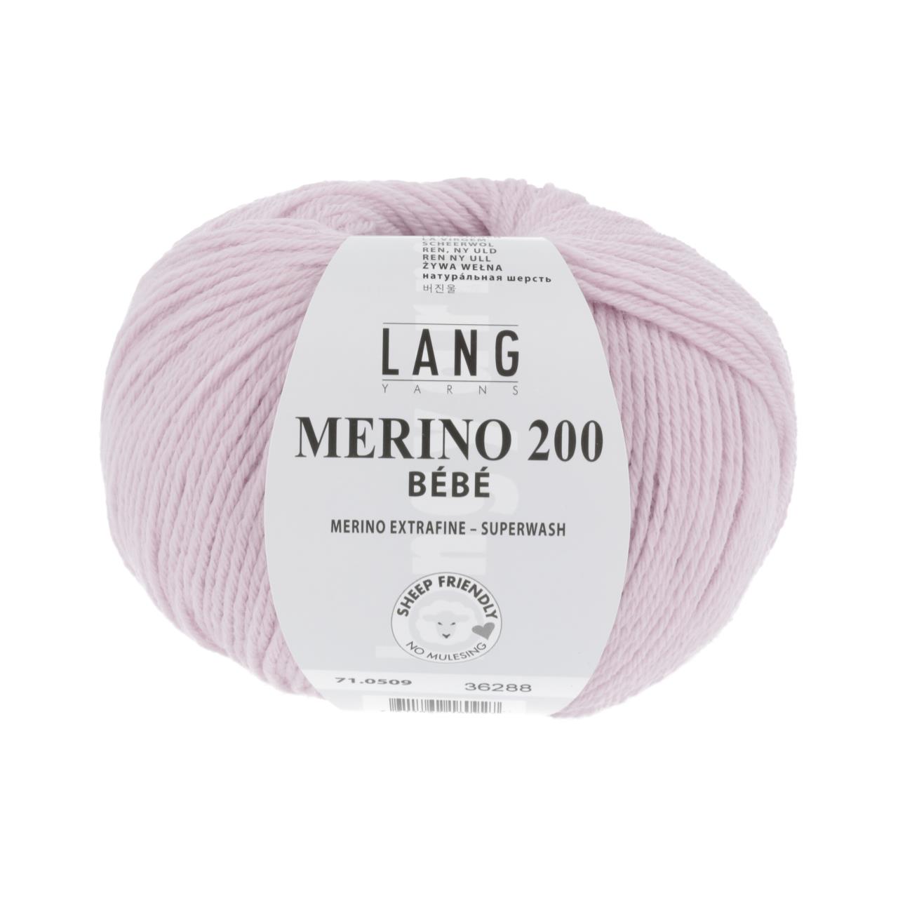 Merino 200 Bebe 509 Rosa Hell