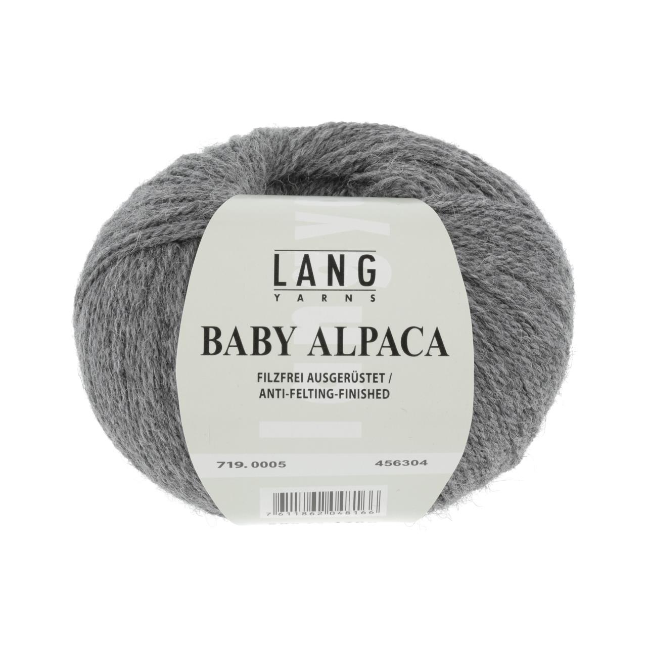 Baby Alpaca 5 Grau Mélange