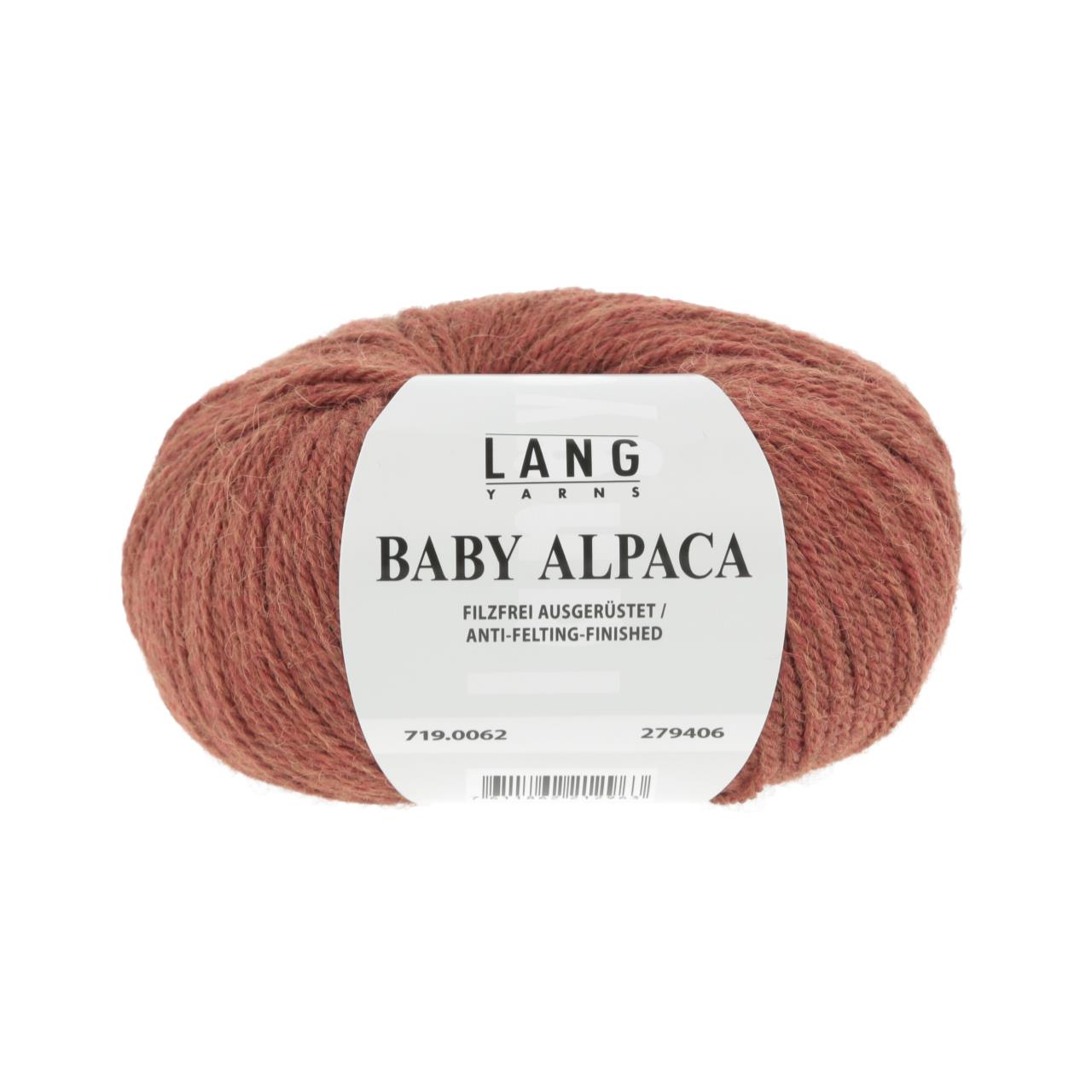 Baby Alpaca 62 Ziegel Mélange