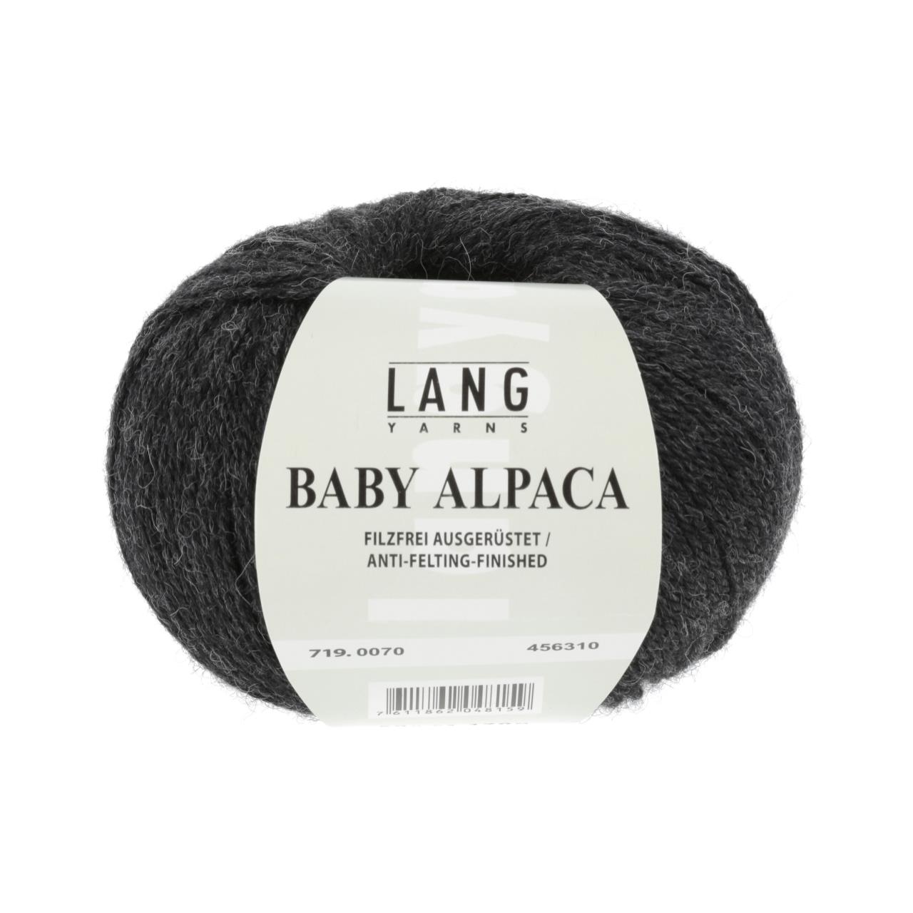 Baby Alpaca 70 Anthrazit Mélange