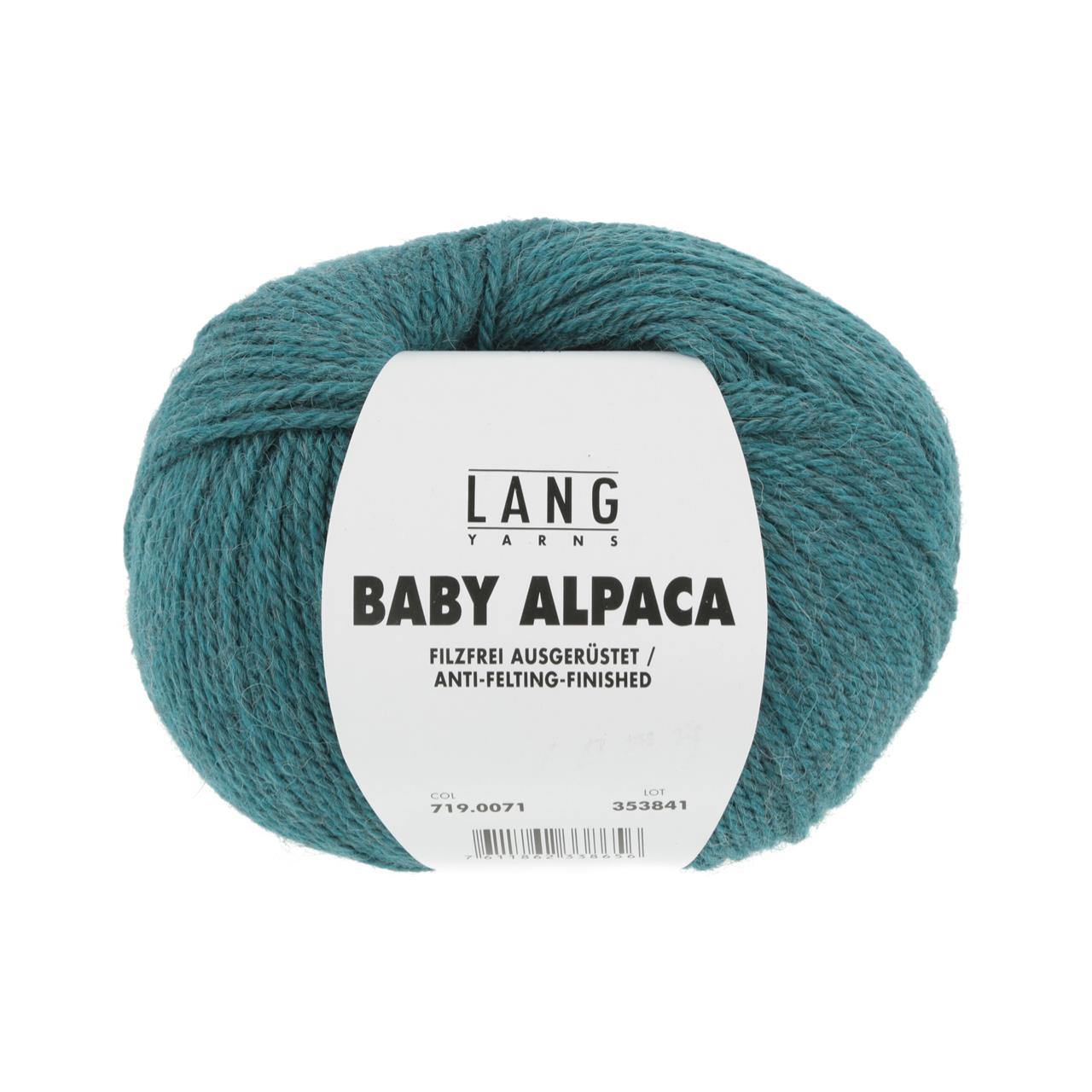 Baby Alpaca 71 Türkis Mélange