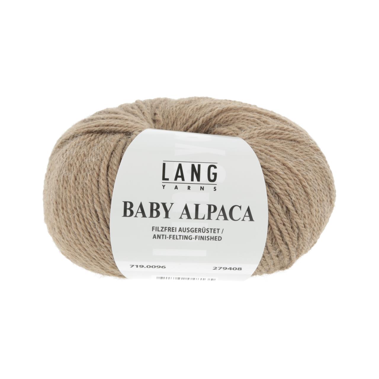 Baby Alpaca 96 Hellbraun Mélange