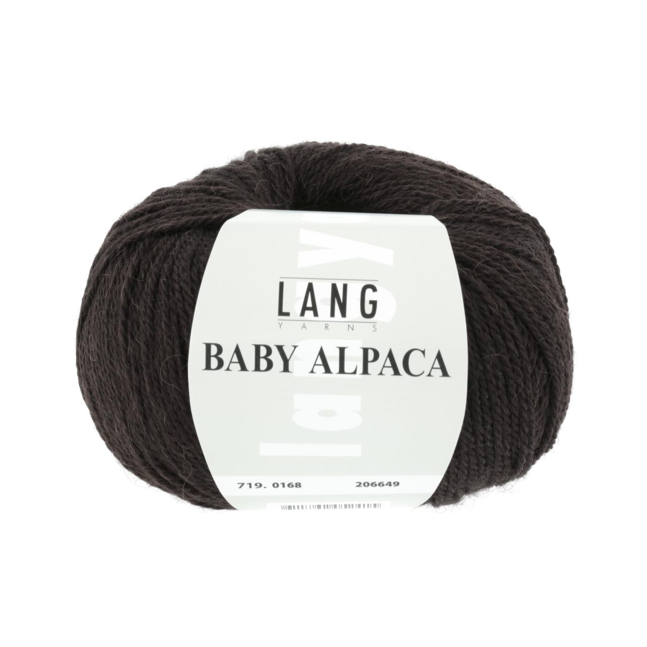 Baby Alpaca 168 Schwarzbraun