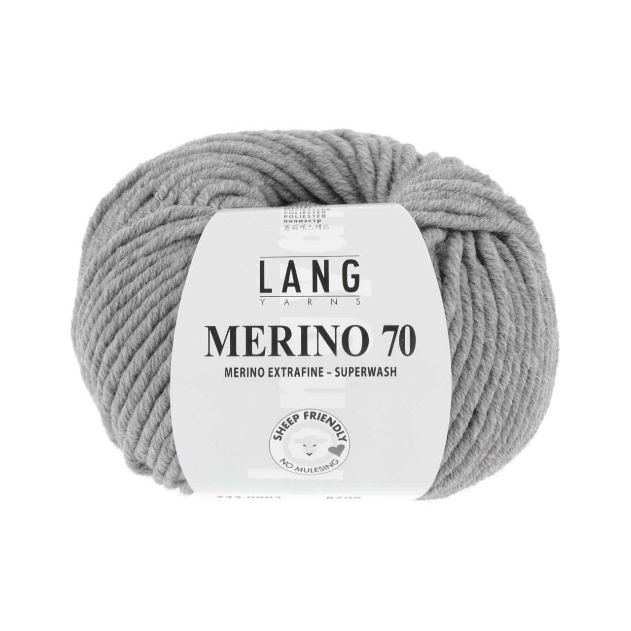 Merino 70 3 Grau Mélange