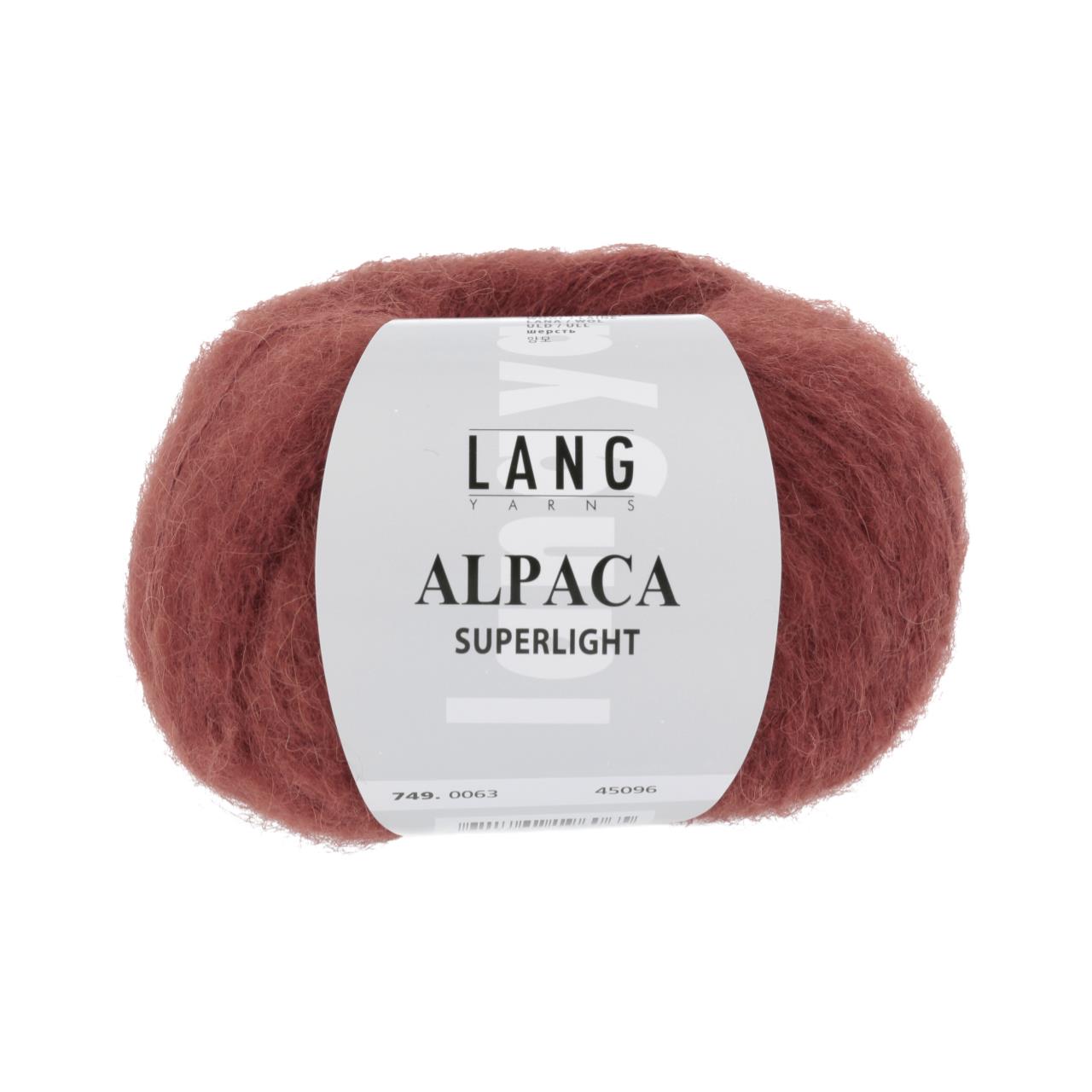 Alpaca Superlight 63 Dunkelrot