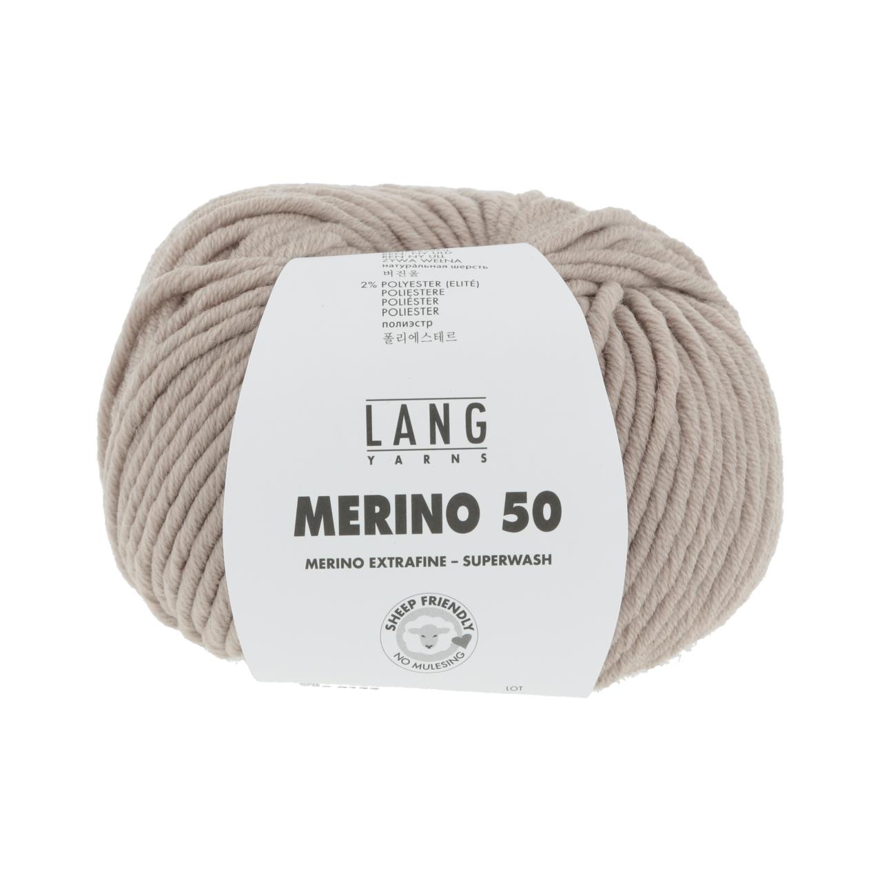 Merino 50 122 Beige Mélange