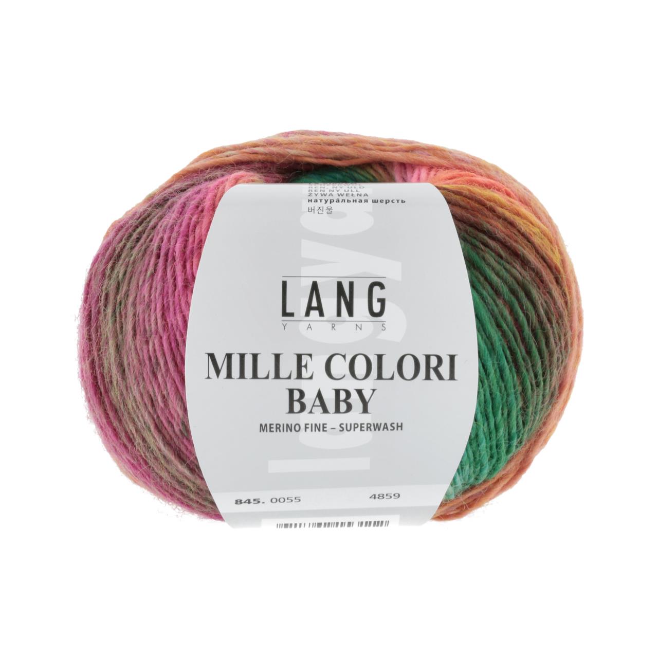 Mille Colori Baby 55 Grün/Pink