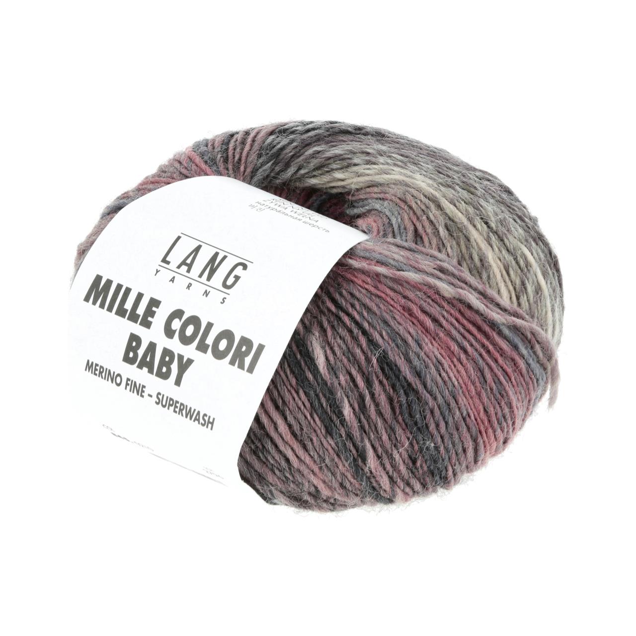 Mille Colori Baby 210 Bordeaux/Beige/Grau