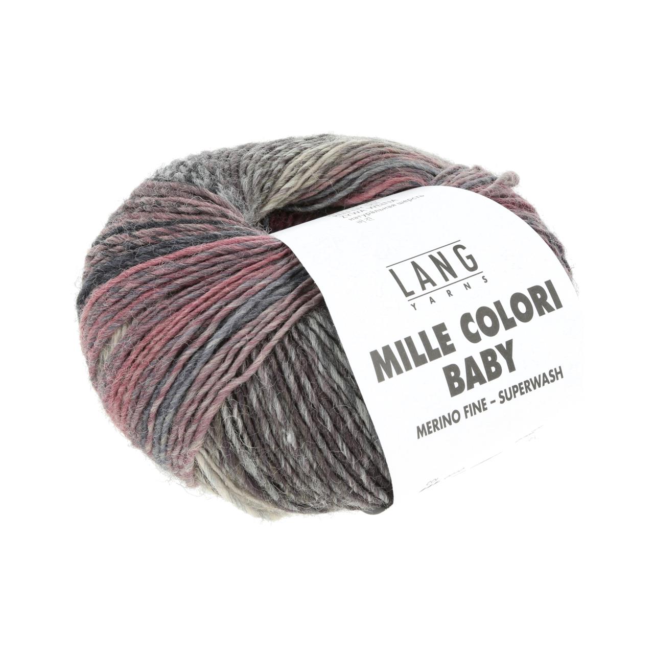 Mille Colori Baby 210 Bordeaux/Beige/Grau