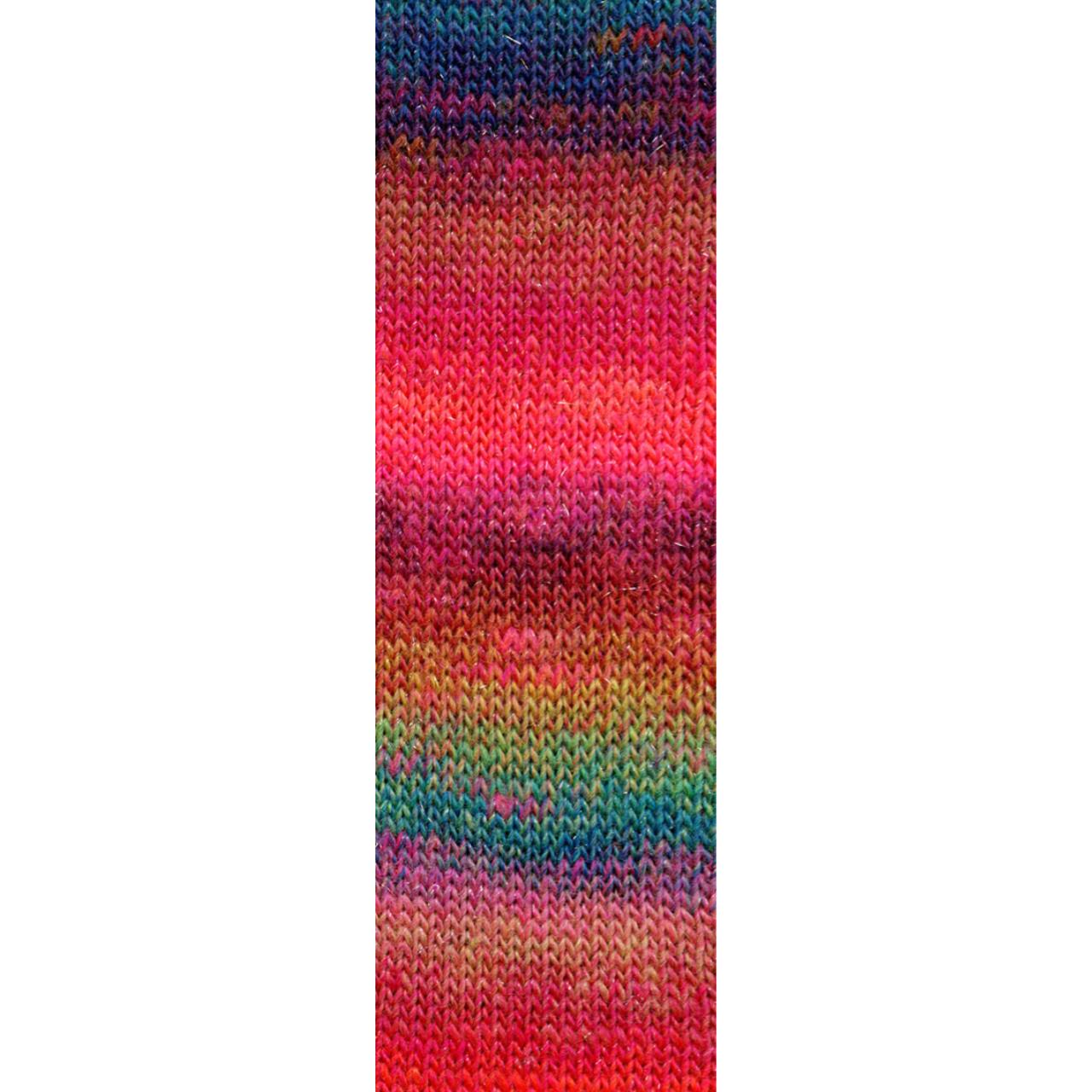 Mille Colori Socks & Lace Luxe 50 Bunt Pink/Blau