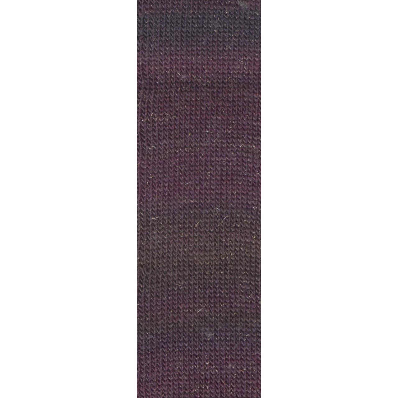 Mille Colori Socks & Lace Luxe 80 Aubergine-Gold