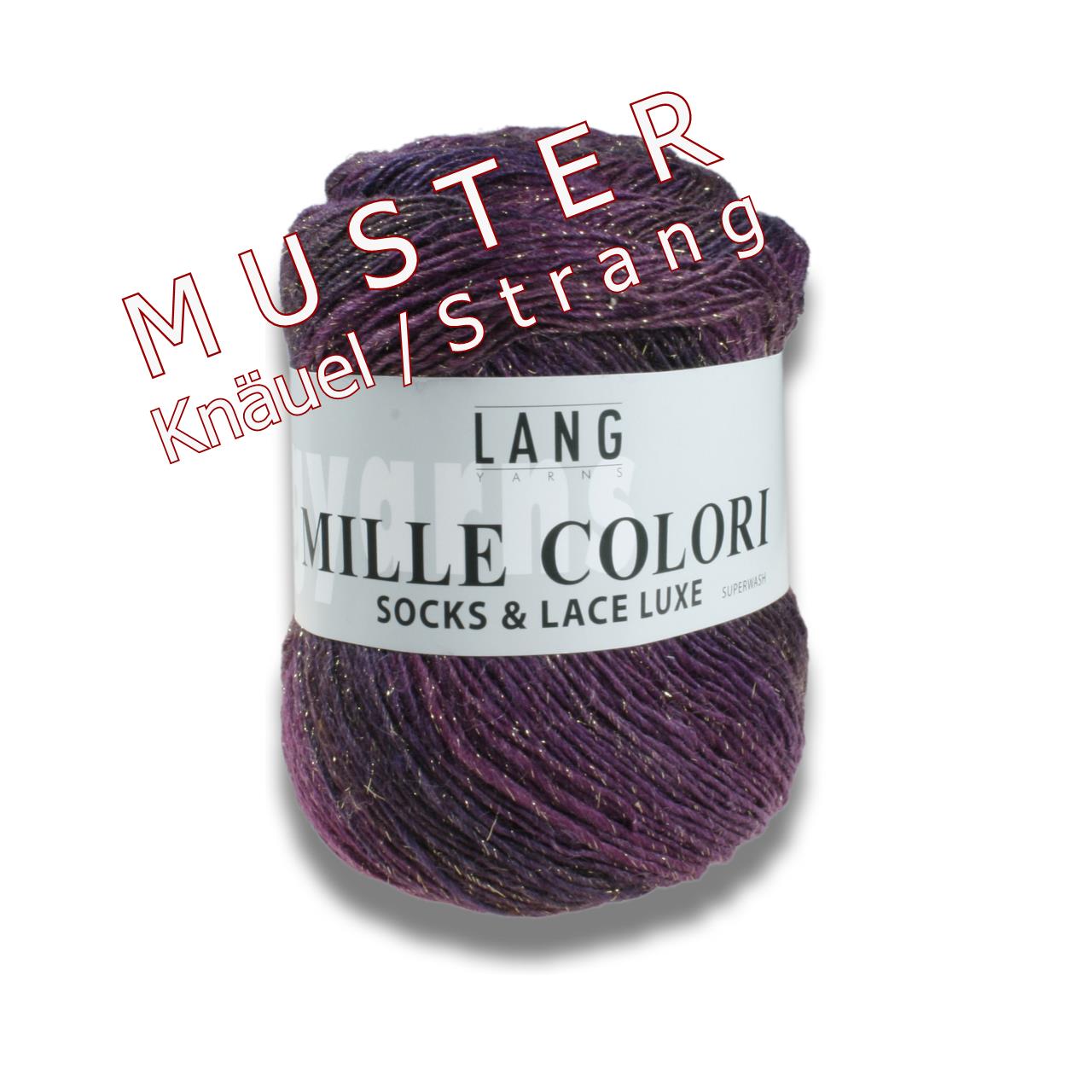 Mille Colori Socks & Lace Luxe 6 Blau/Grün/Aubergine