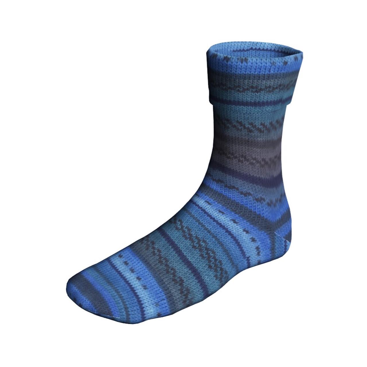 Super Soxx Color 4-Fach 473 Blau 1137 Blueberry