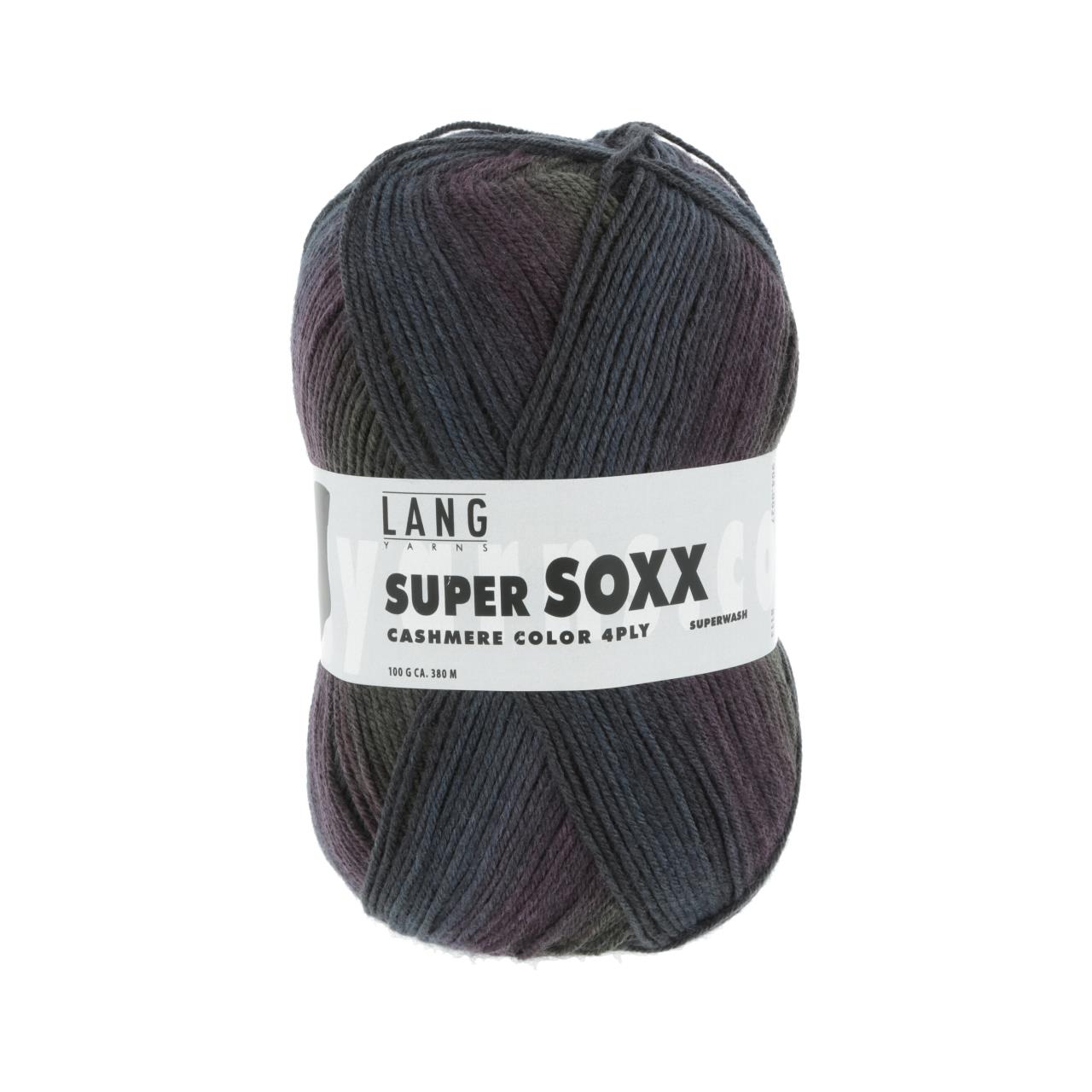 Super Soxx Cashmere Color 27 Bunt Dunkel