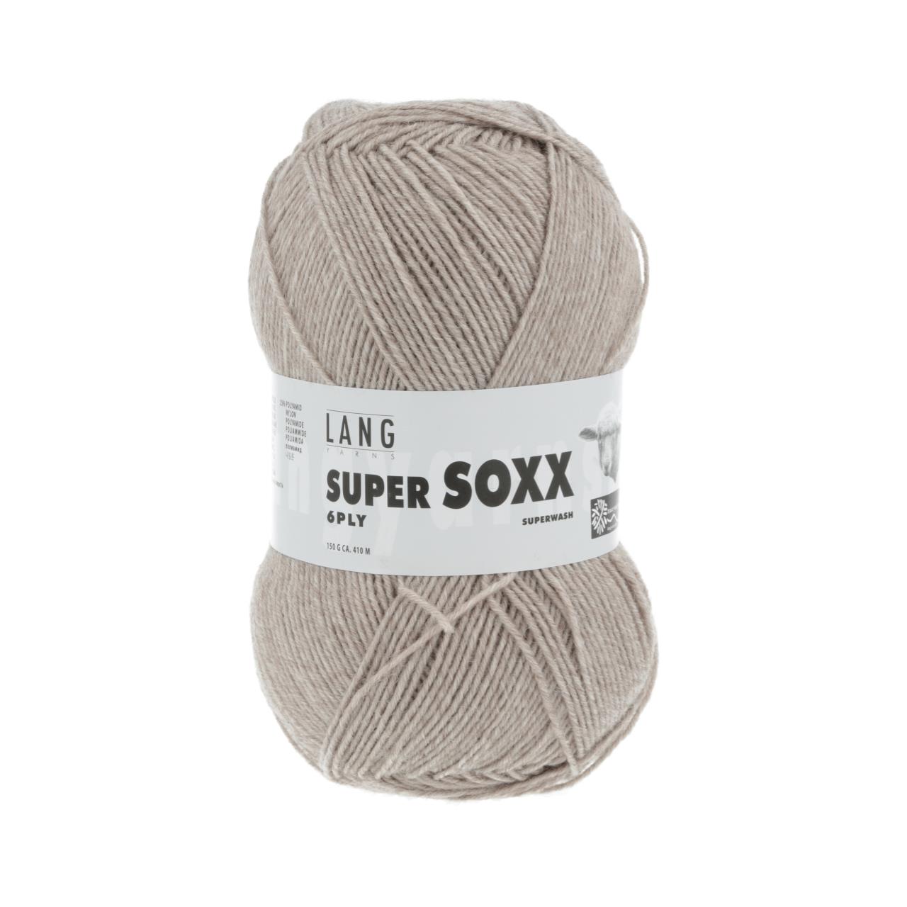 Super Soxx 6-Fach 22 Sand Mélange