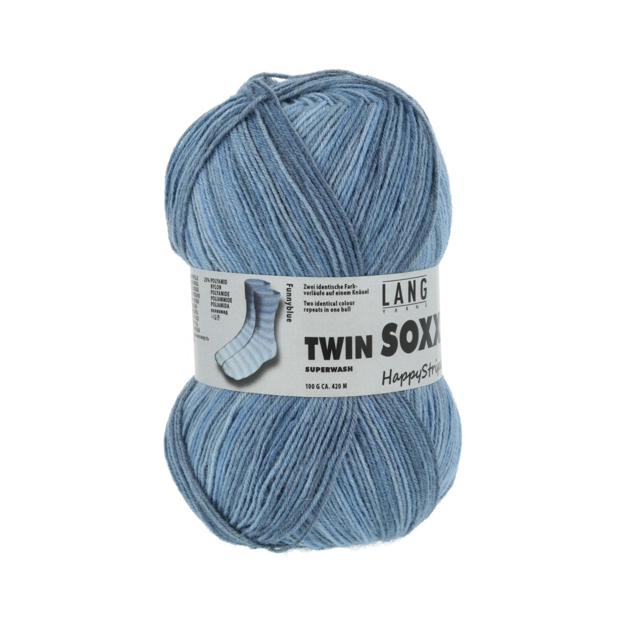 Twin Soxx 4-Fach 235 Funnyblue 1099