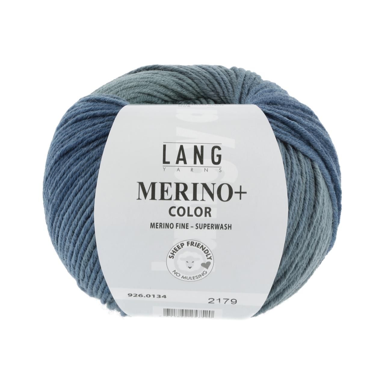 Merino+ Color 134 Jeans/Grün