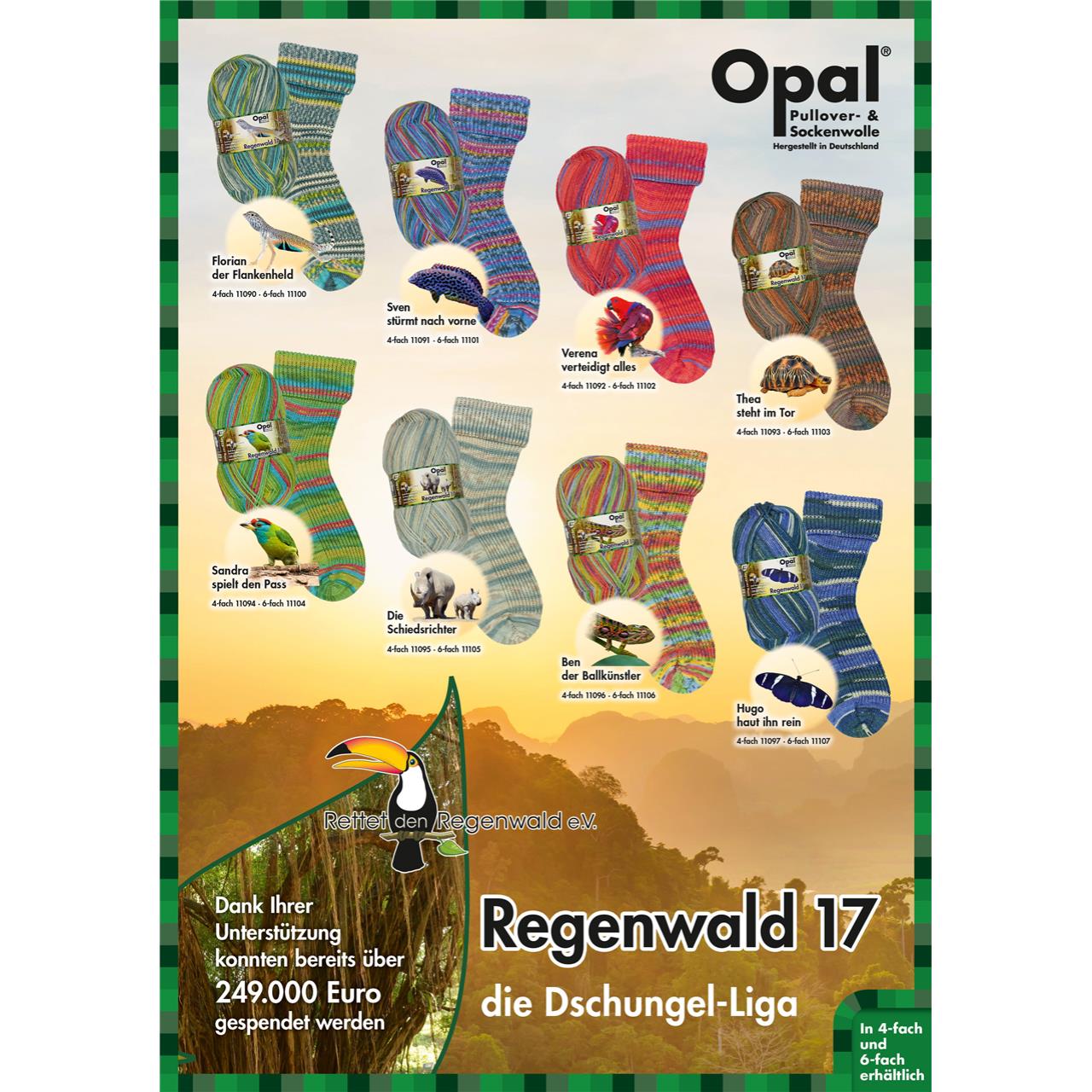 Opal Regenwald 17 6-fach 11101 Sven Stürmt Nach Vorne