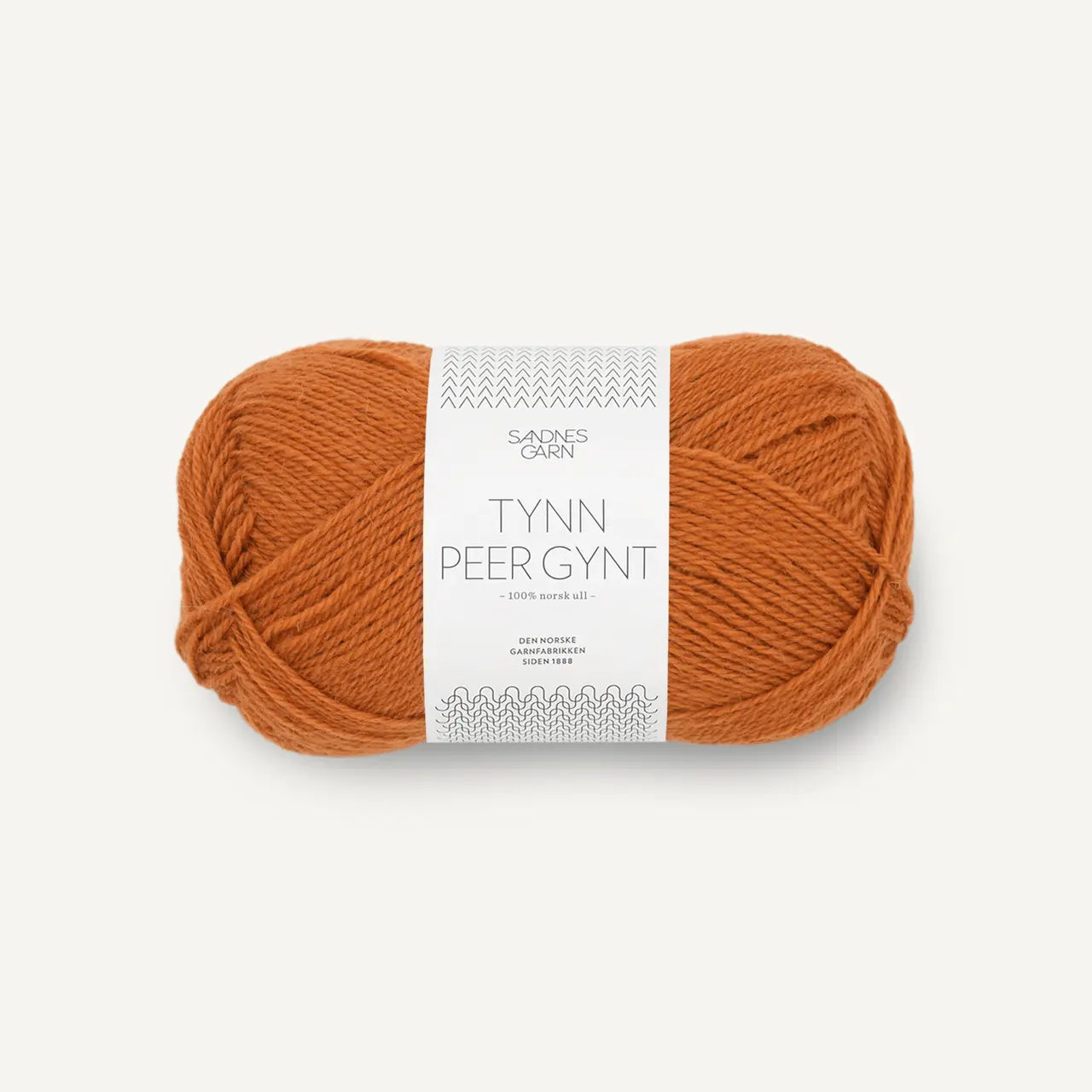Tynn Peer Gynt 2745 Cognac von Sandnes Garn. Norwegische Wolle ist leicht und warm und trotzdem robust.