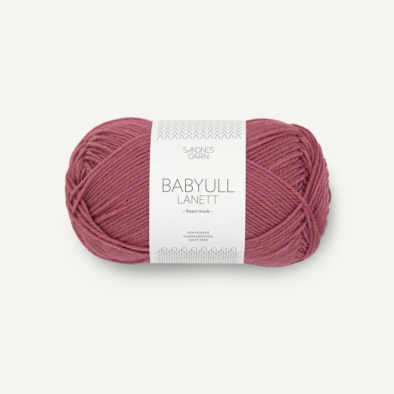 Babyull Lanett 4244 Mørk Gammelrosa