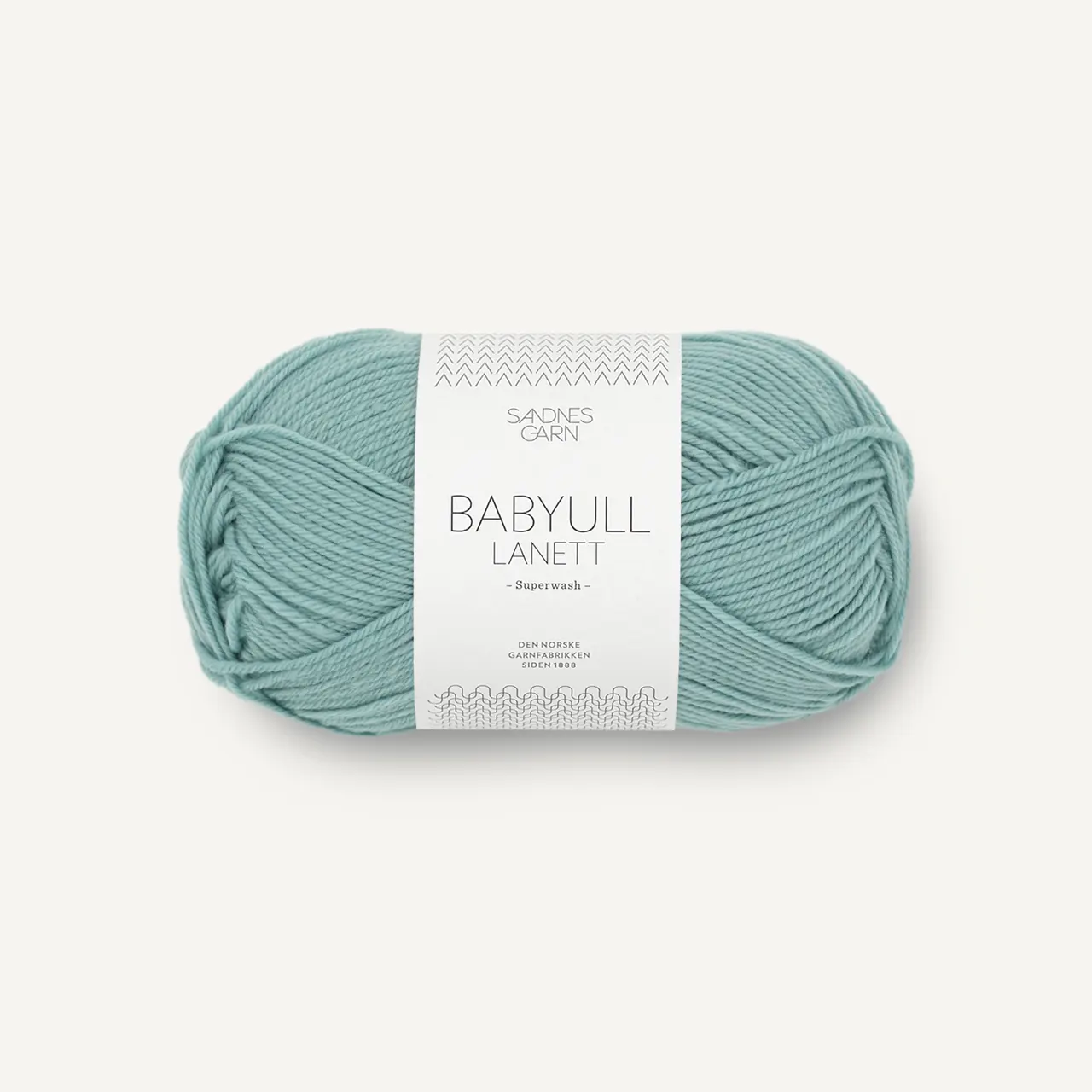 Babyull Lanett 6841 Støvet Aqua