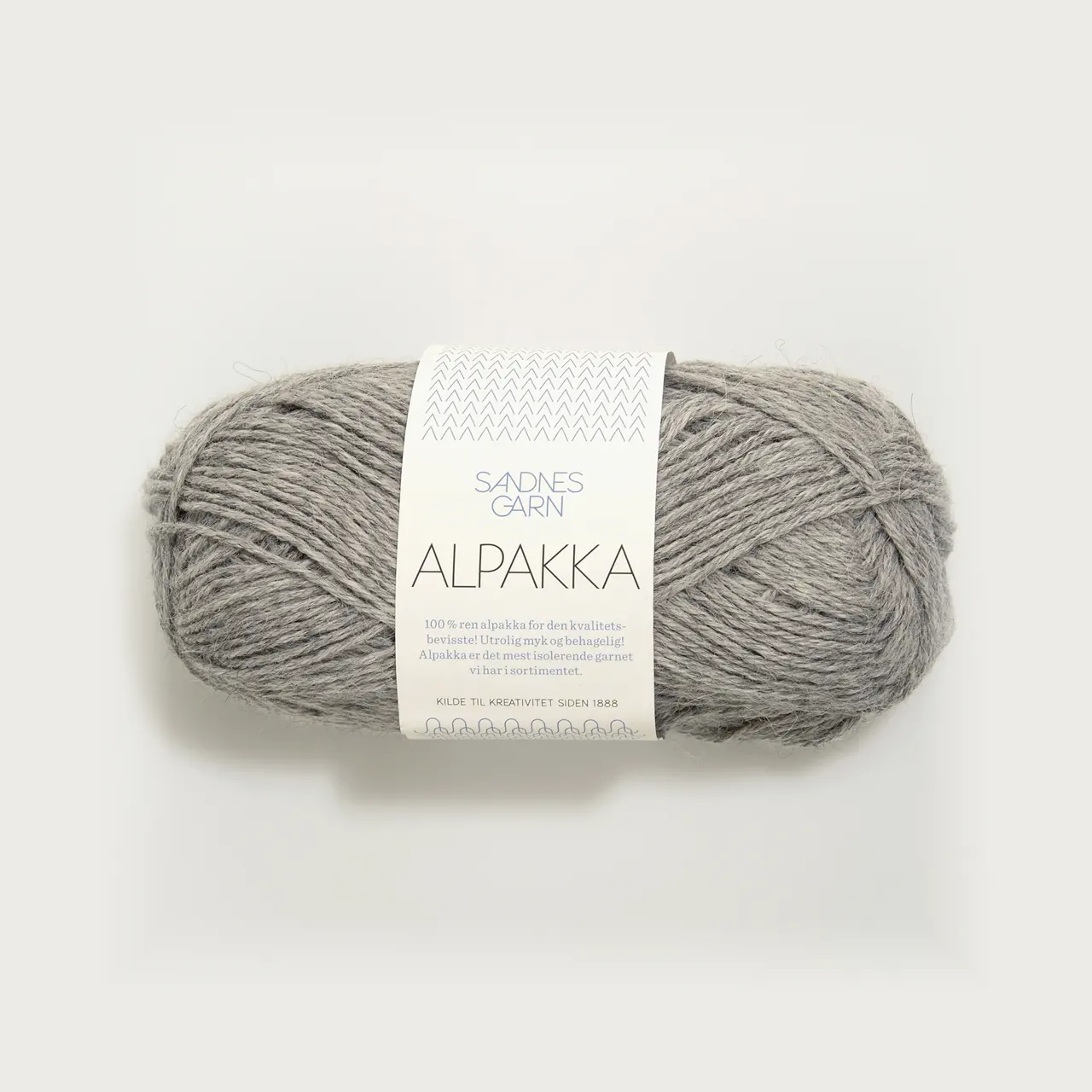 Alpakka 1042 Gråmelert