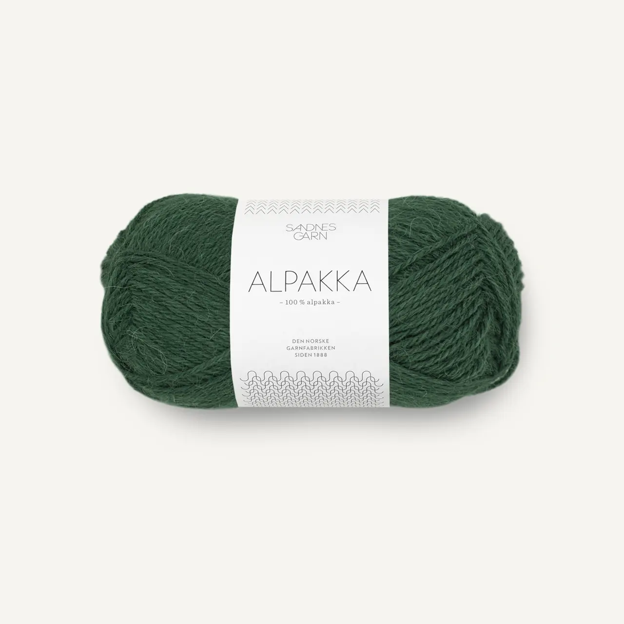 Alpakka 8581 Dyp Skoggrøn von Sandnes Garn. Unglaublich weich mit perfektem Tragekomfort. 100% reine Alpaka-Schurwolle für den wählerischen und qualitätsbewussten Kunden.