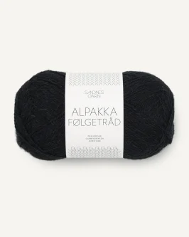 <span class="yarn-title">Alpakka Følgetråd</span> <span class="yarn-color">1099 Svart</span>