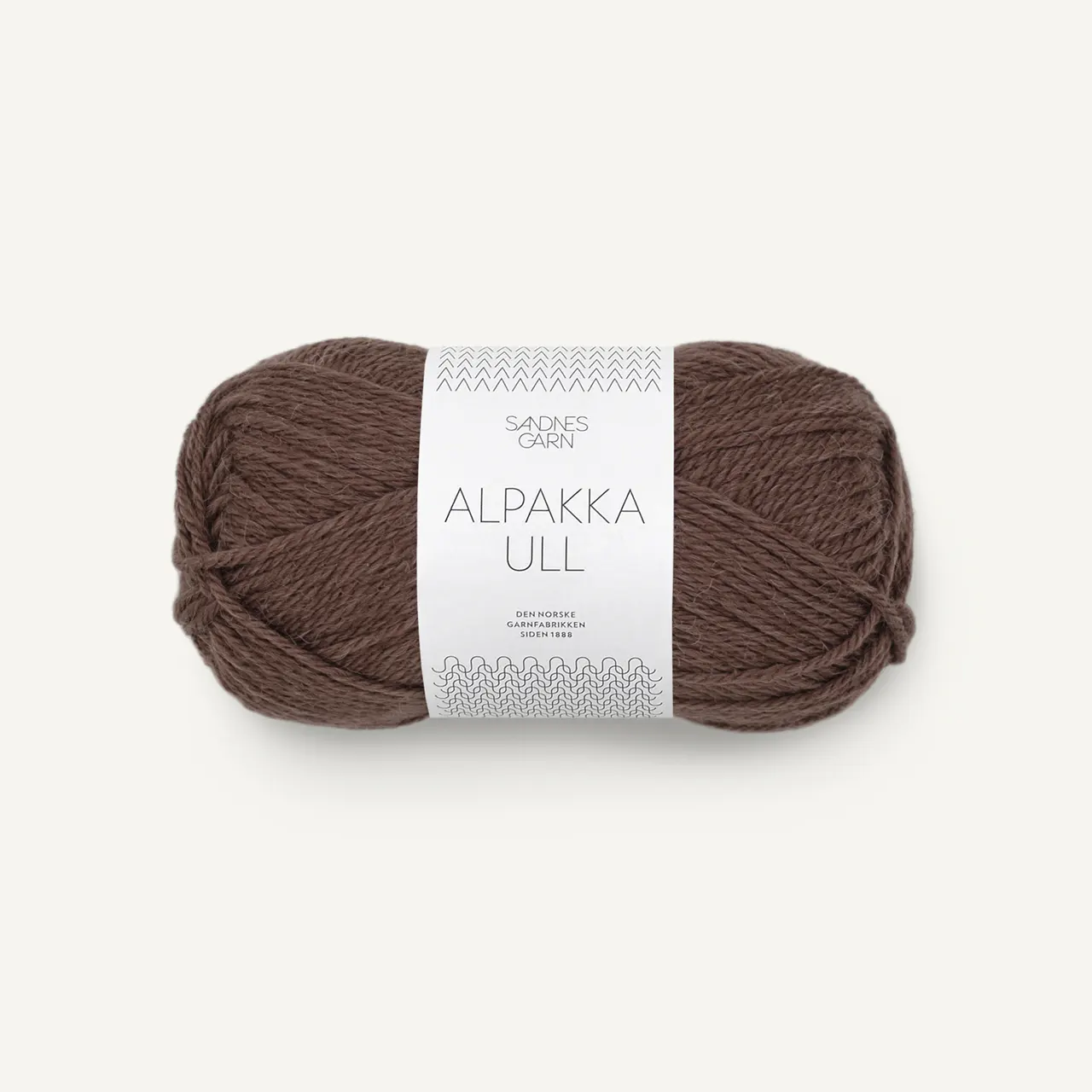 Alpakka Ull 3571 Brun