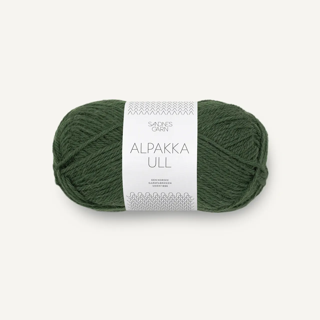 Alpakka Ull 8082 Skoggrønn