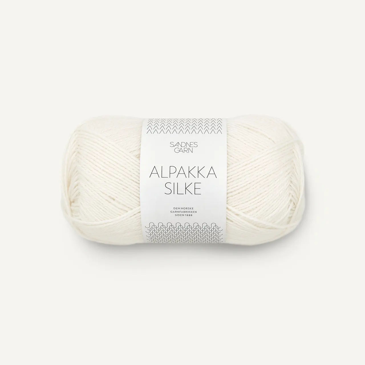 Alpakka Silke 1002 Hvit
