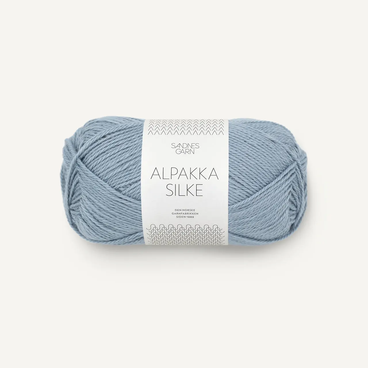 Alpakka Silke 6041 Støvet Blå