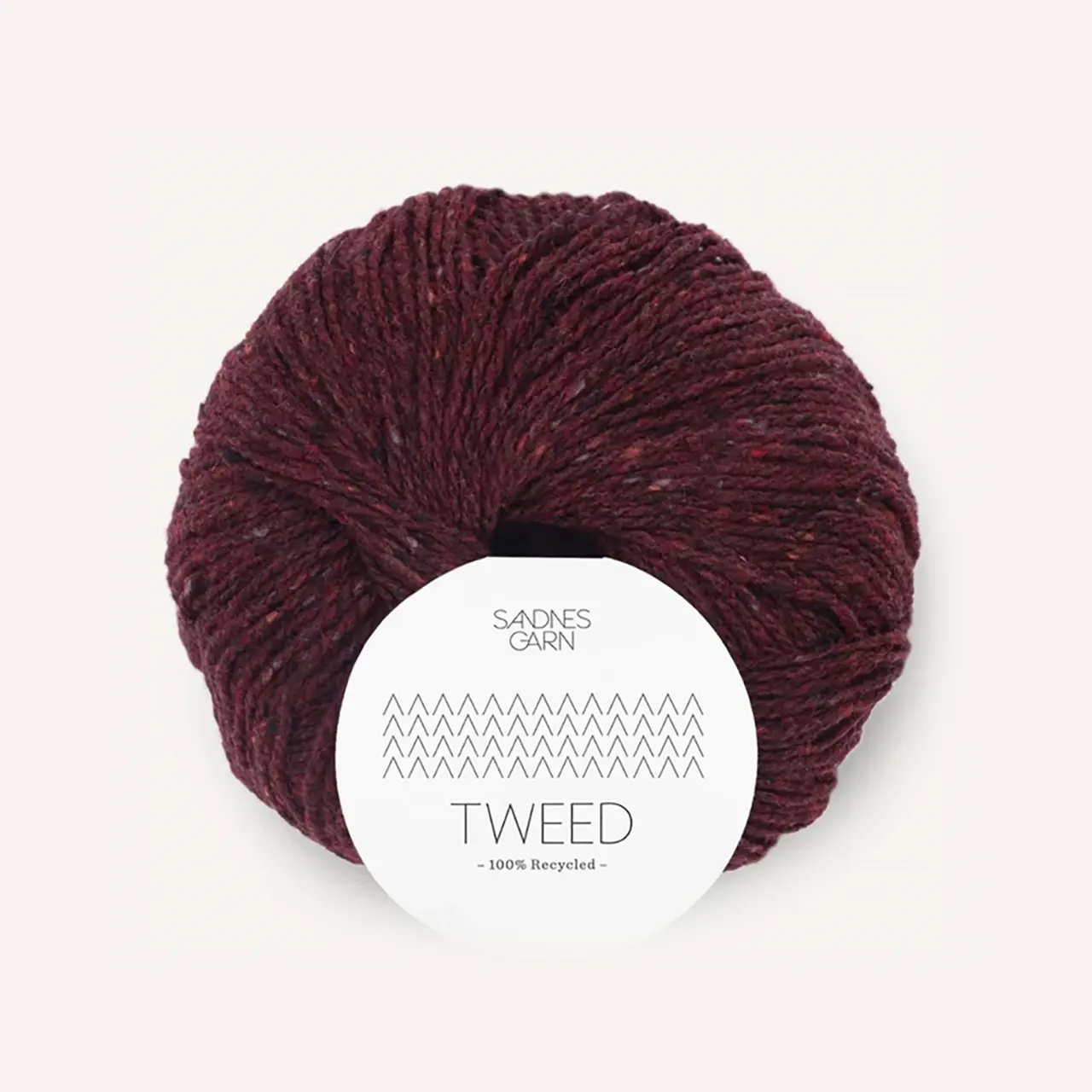 Tweed Recycled 4085 Vinrød