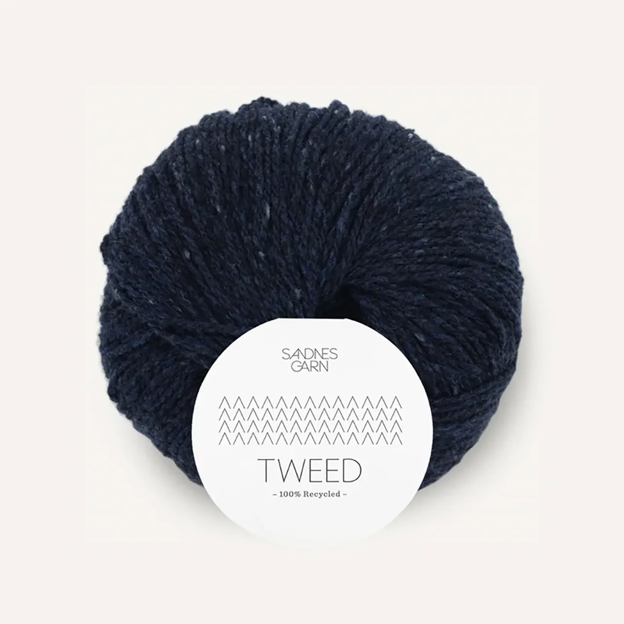 Tweed Recycled 5585 Marineblå
