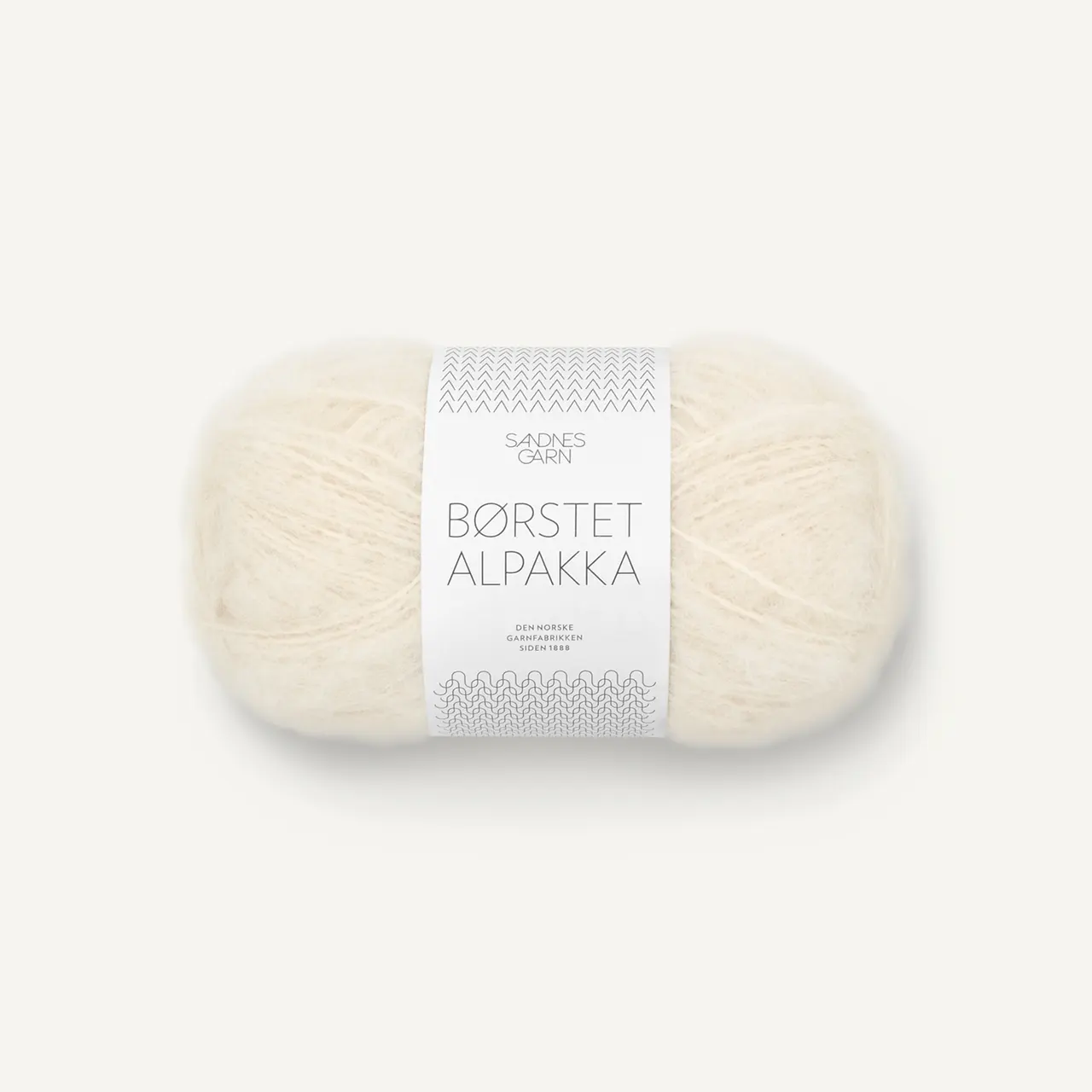 Børstet Alpakka 1012 Natur