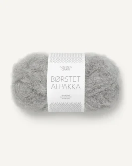 <span class="yarn-title">Børstet Alpakka</span> <span class="yarn-color">1042 Gråmelert</span>