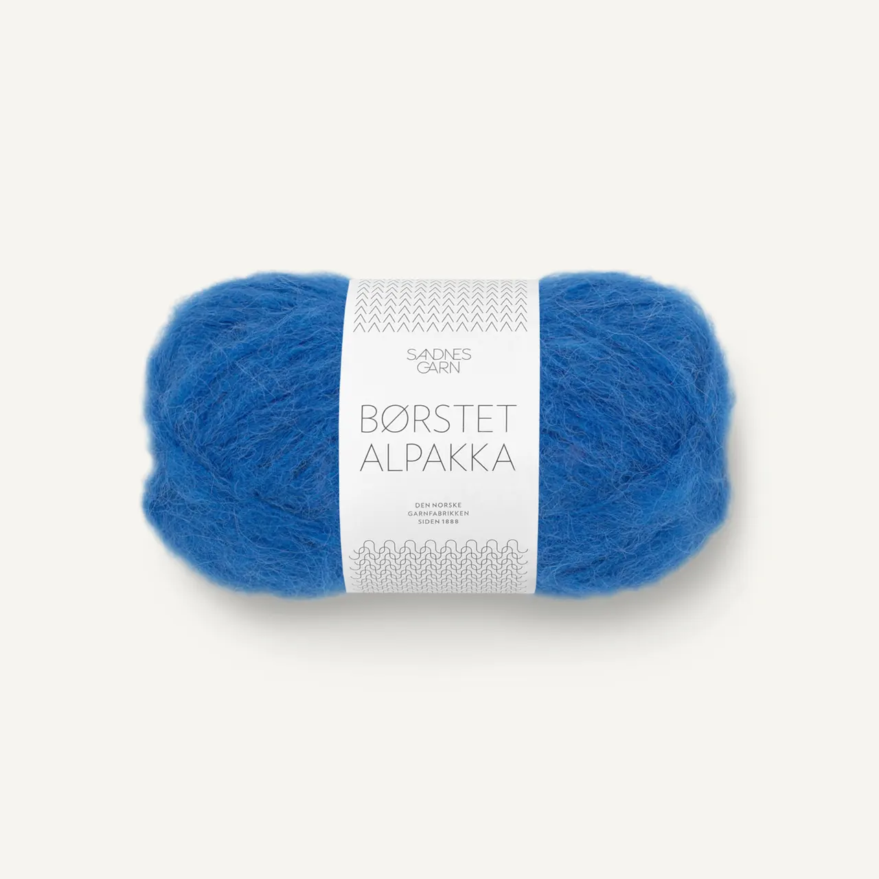 Børstet Alpakka 6046 Jolly Blue
