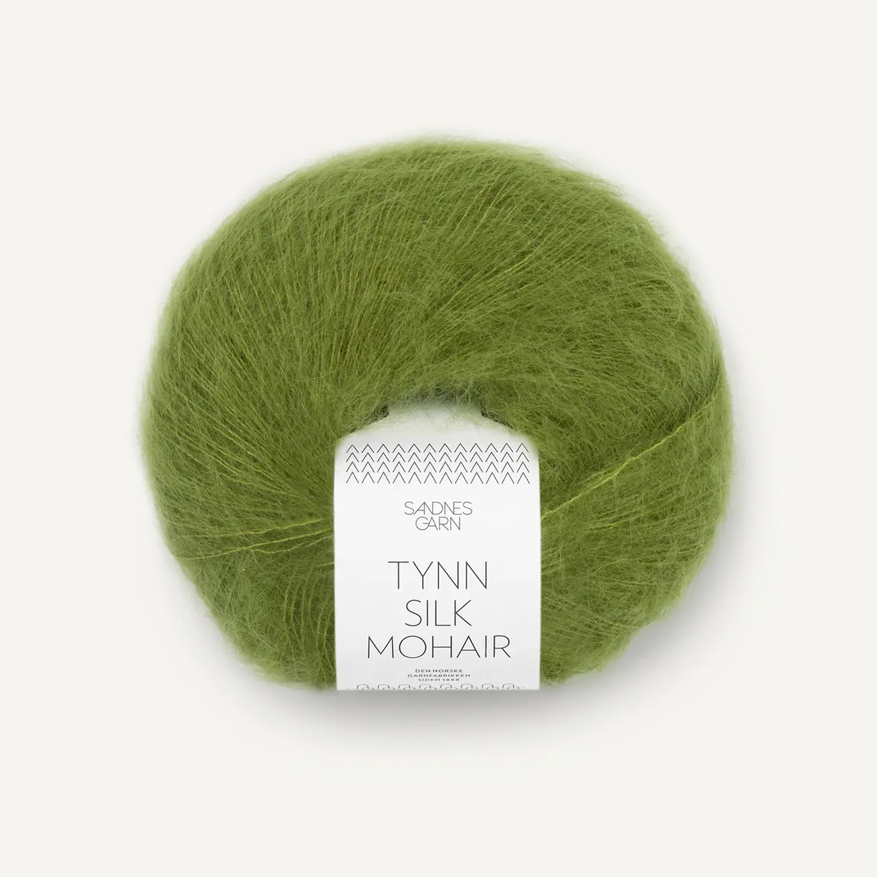 Tynn Silk Mohair 9564 Matcha von Sandnes Garn. Eine weiche und luxuriöse Mischung aus feinstem Mohair Wolle und Seide.
