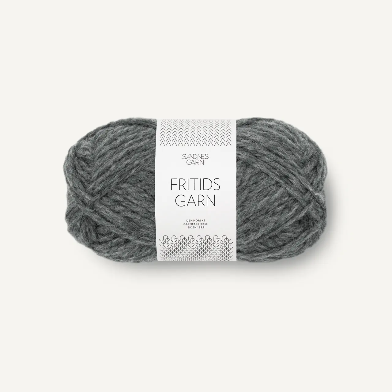Fritidsgarn 1055 Mørk Gråmelert