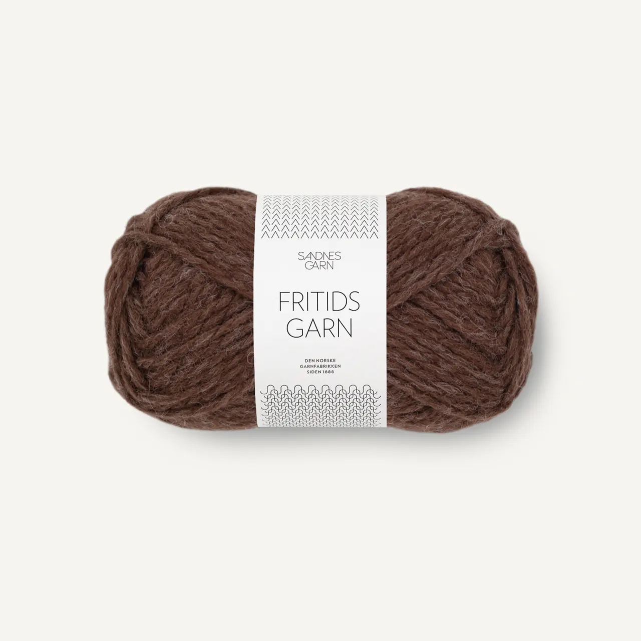 Fritidsgarn 4071 Mørk Brun