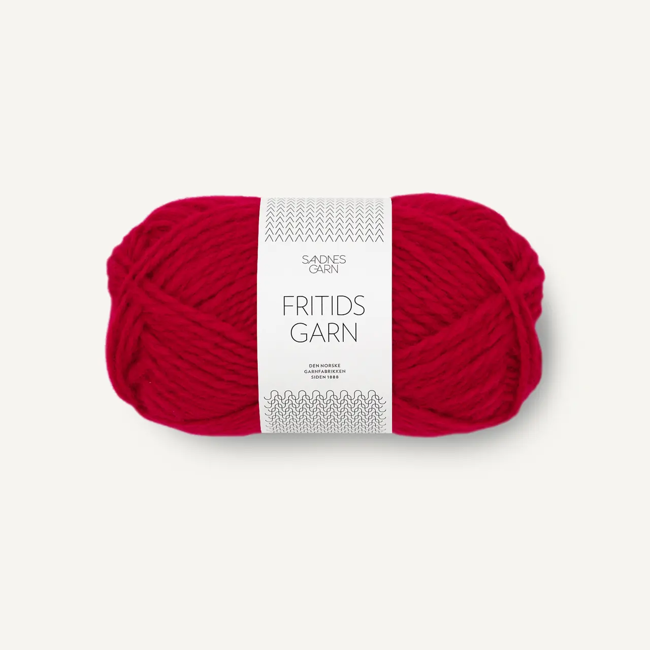 Fritidsgarn 4219 Mørk Rød