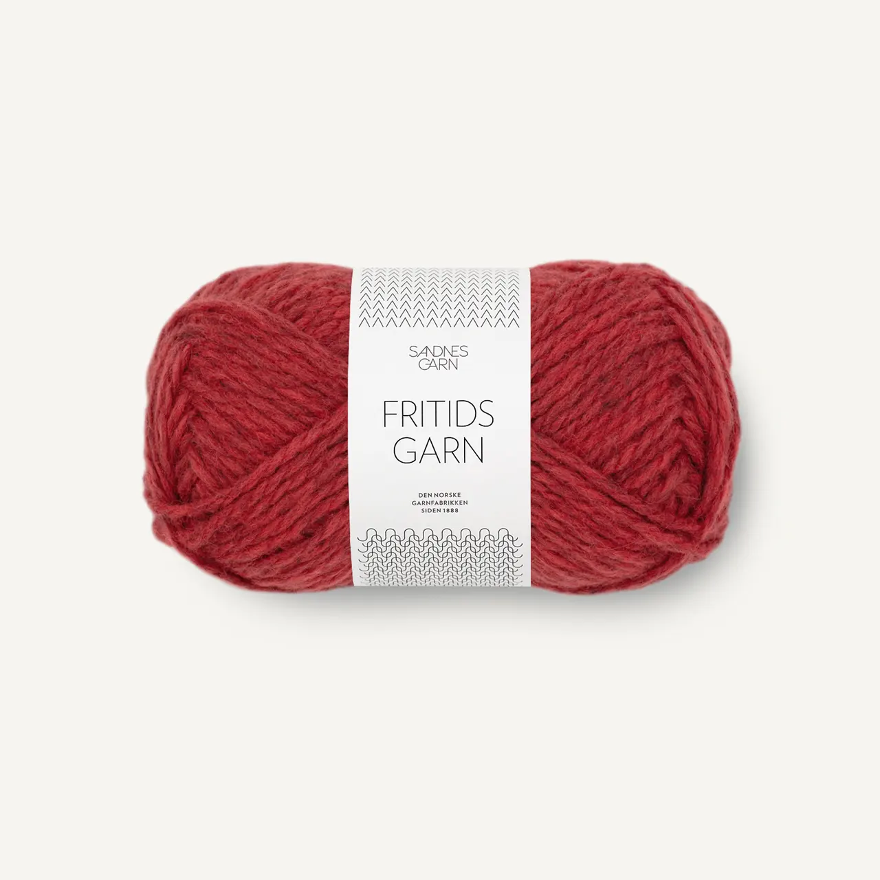 Fritidsgarn 4236 Rød Melert