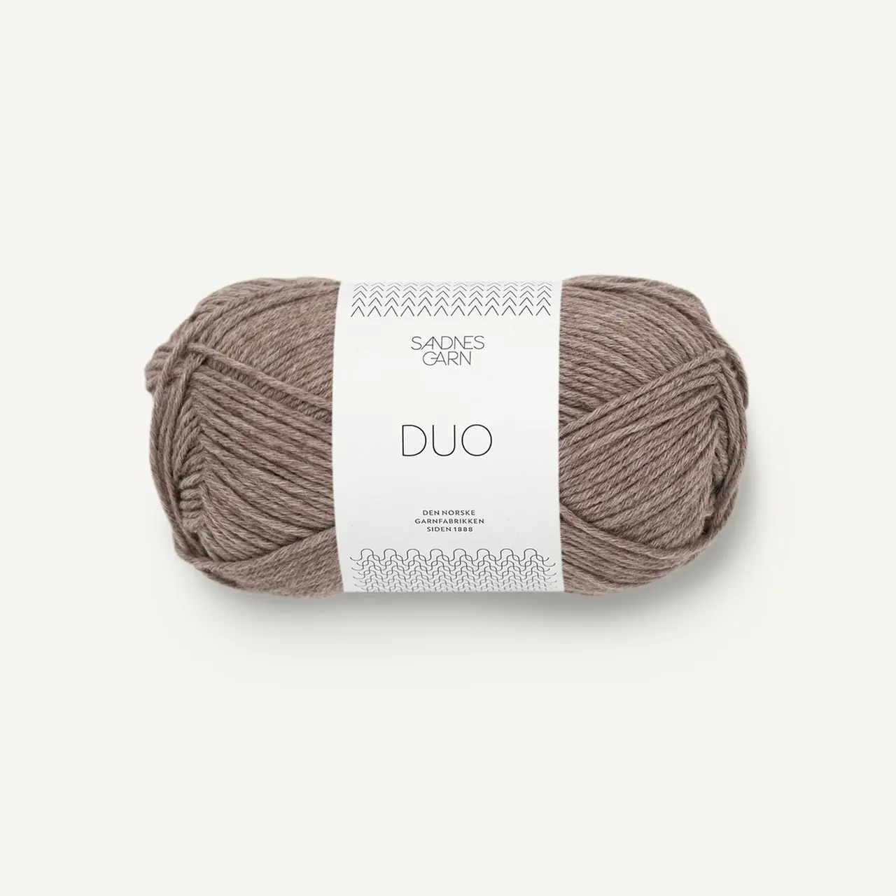 Duo 2652 Mørk Beige Melert