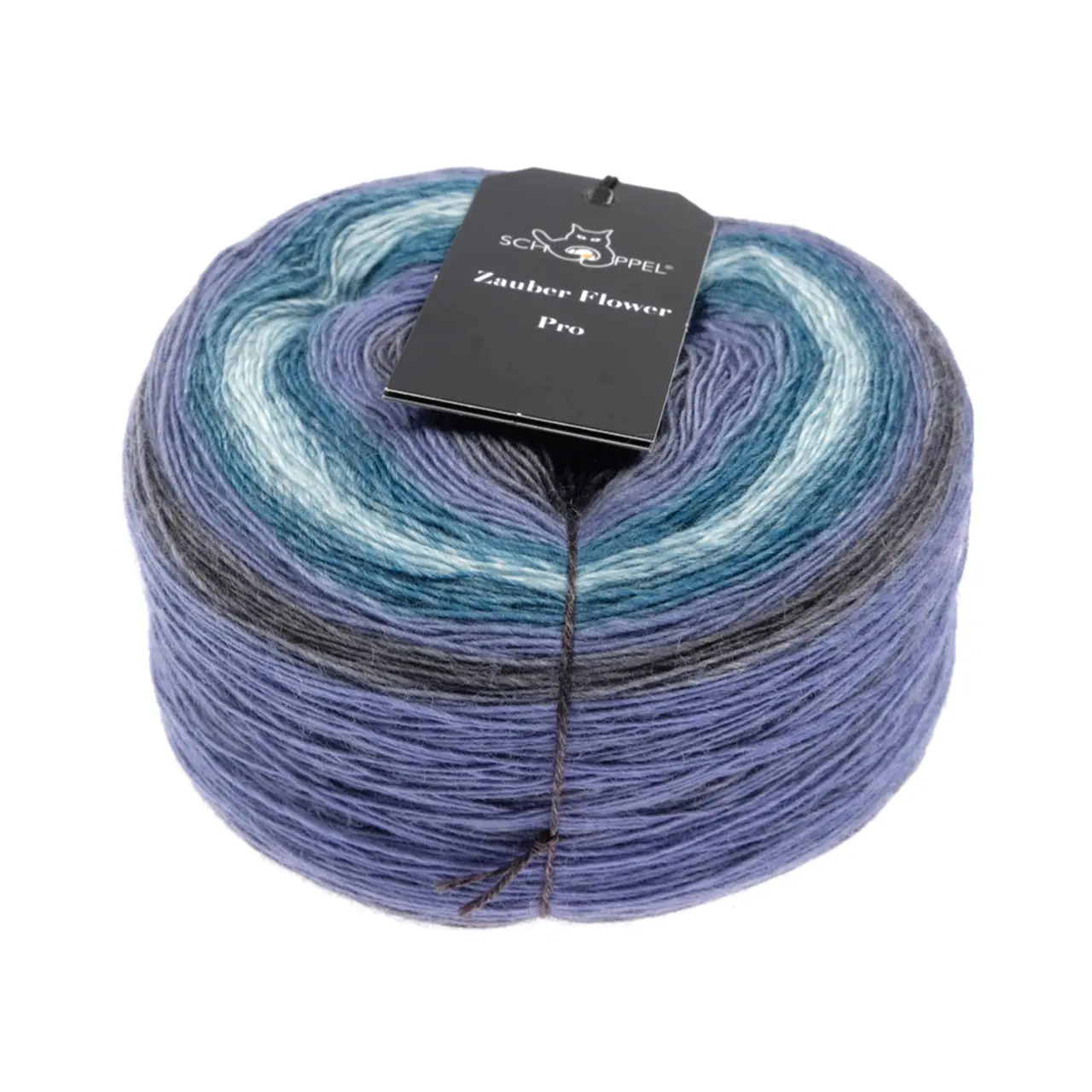 Zauber Flower Pro 2518 Elefantentreffen von Schoppel. Mit extra langem Farbverlauf. Jeder Knäuel besitzt ein individuelles und einzigartiges Farbspiel.