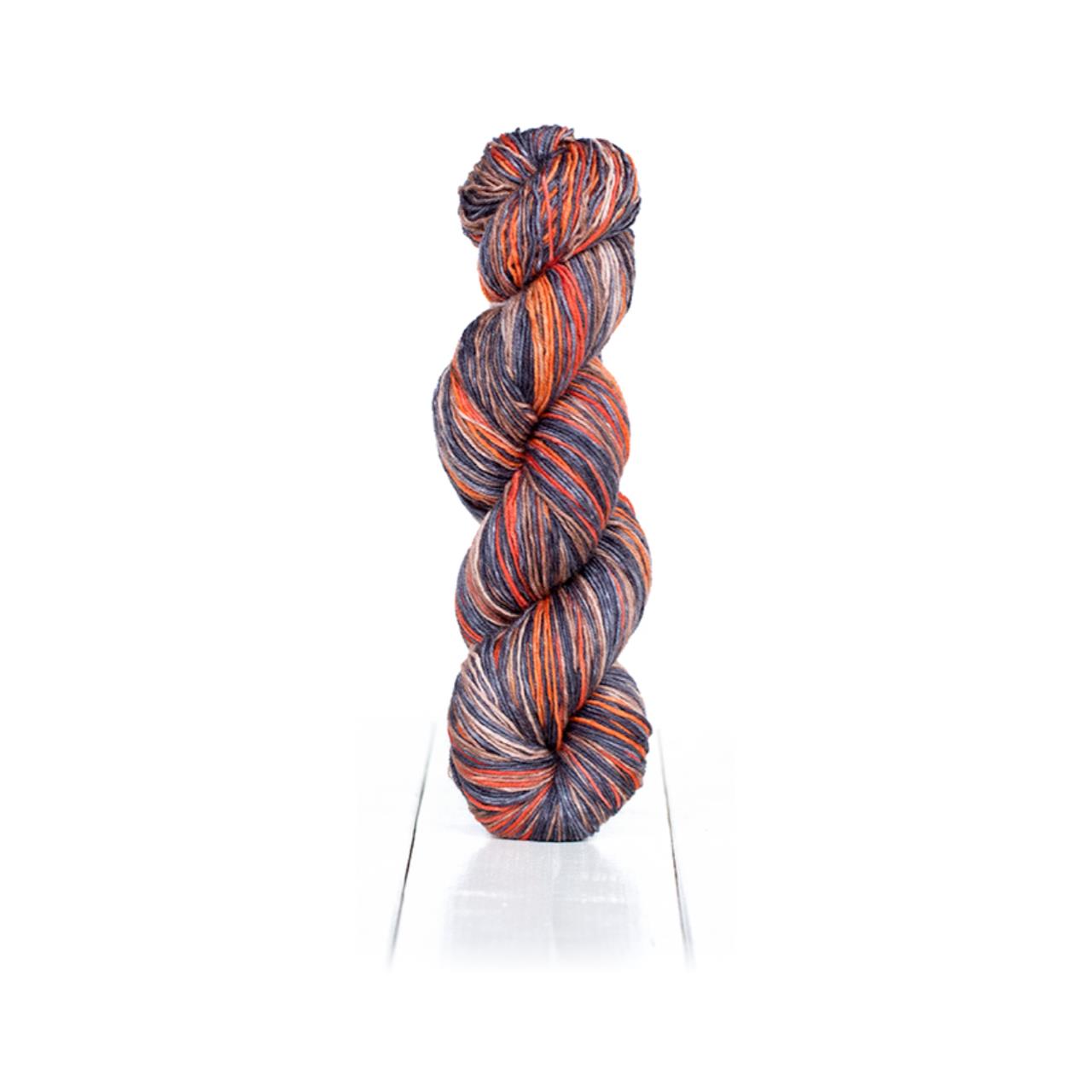 Uneek Fingering 3021 Grau-Orange-Natur-Braun