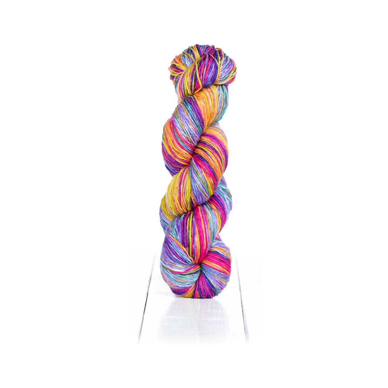 Uneek Fingering 3024 Lila-Violett-Blau-Orange-Gelb